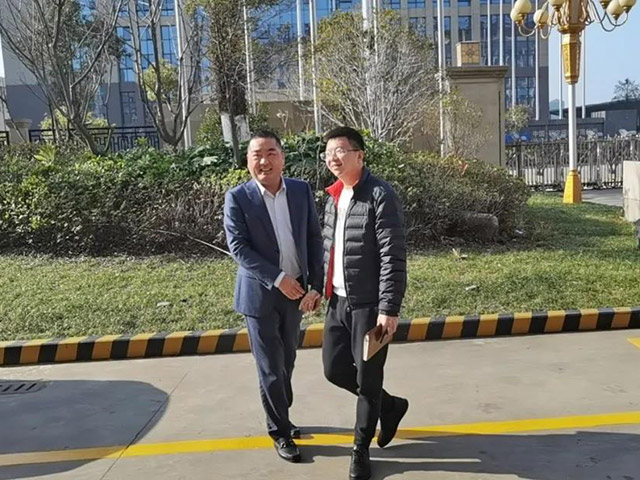 新春伊始，龙湾区空港管委会辅导率队莅临集团走访慰问